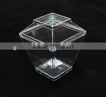2015 hot sales transparent ice cream cup