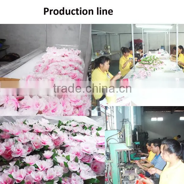 LED fiber optic color change lily flower lamp