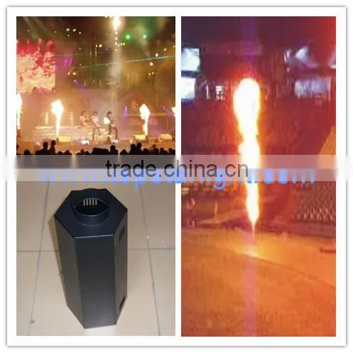DMX 512 spray fire machine portable stage equipment fire machine six corner spray fire machine