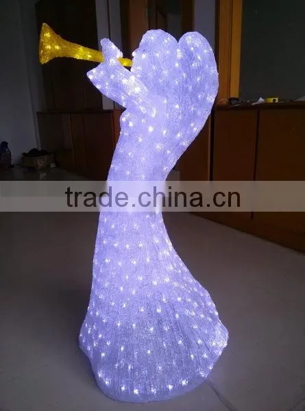 3D acrylic angel motif LED christmas light