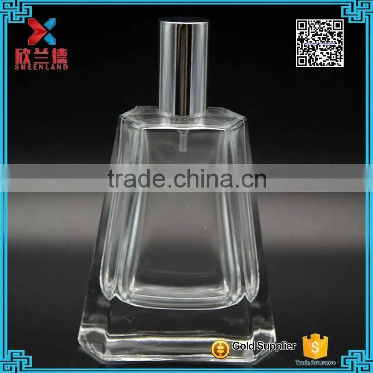 Factory price 80ml popular pump bottle/empty perfume glass bottle
