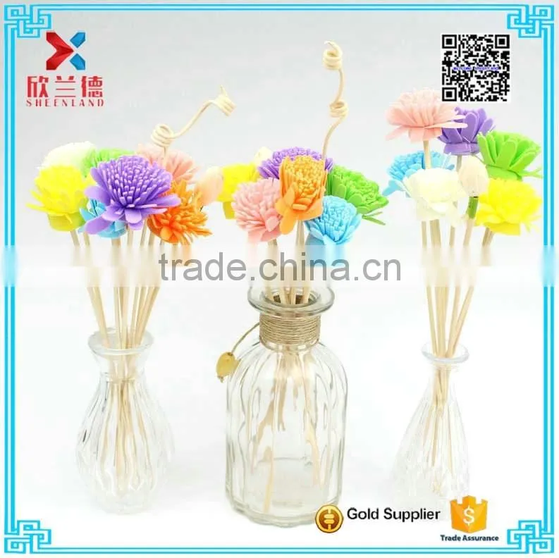 2016 new style White Tulip solo flower with sticks