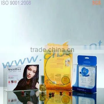 CMYK offset printed plastic packing gift display box