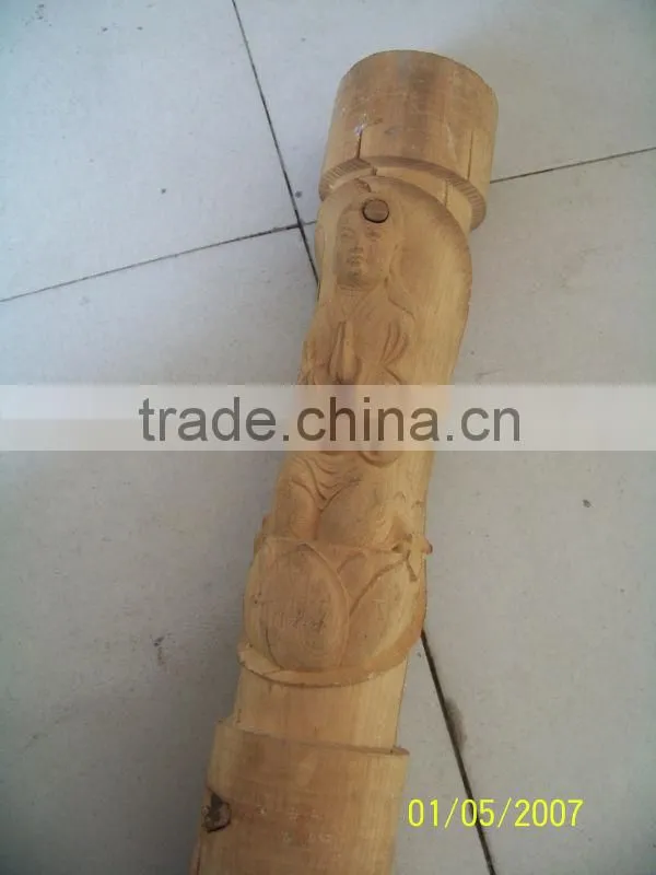 mini cnc round wood router machine /2.2kw spindle/stepper motors/Original Ncstudio controller