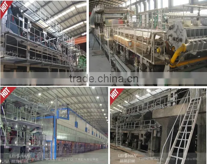 Hot selling recycling paper making machine plant