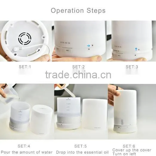 Ultrasonic Humidifier Type and Tabletop / Portable Installation Aroma source essential oi diffusers