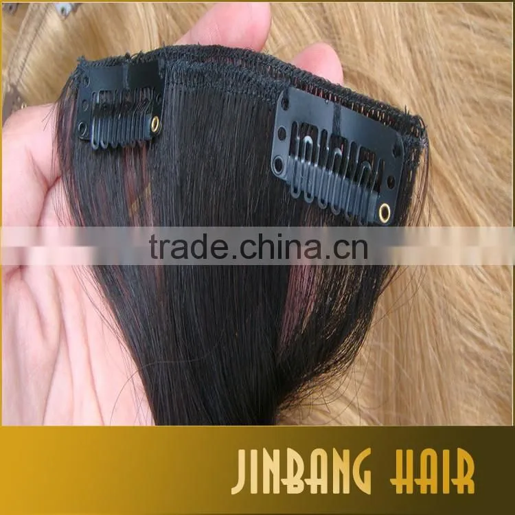 Alibaba express Xuchang wholesale hair extension clip in remy hair extensions 7pcs human hair extension