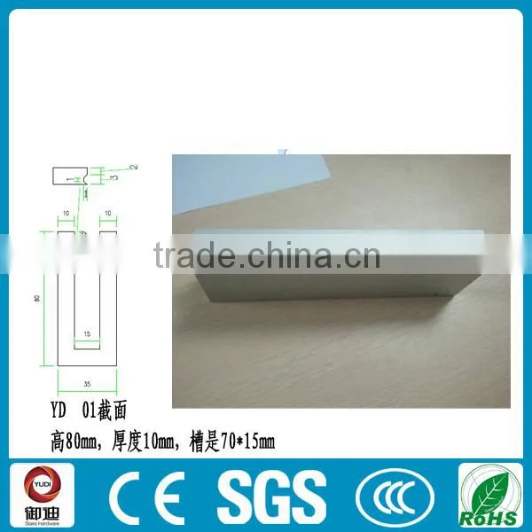aluminium glass stair balustrade for handrail