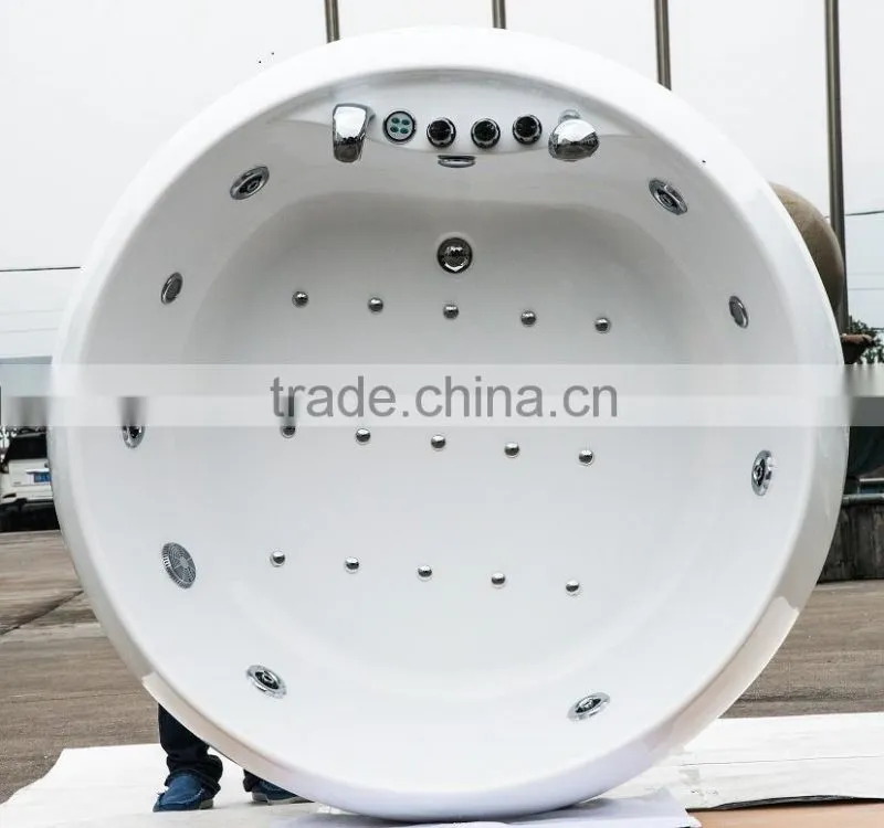 cUPC freestanding round bathtub,bathtub round,round whirlpool bathtub