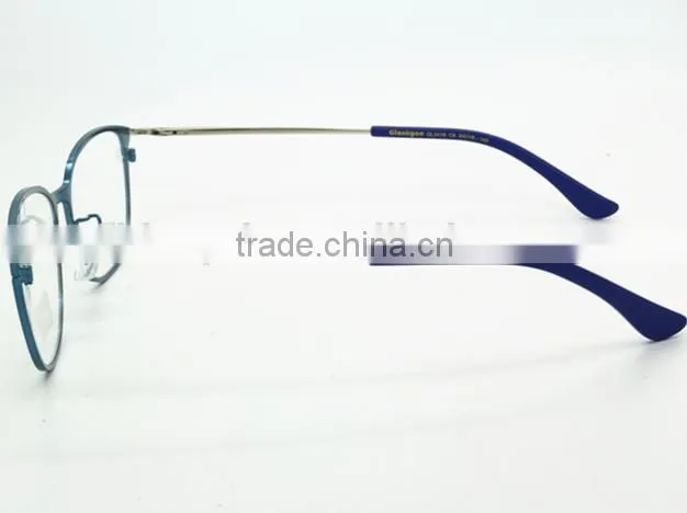 lady real titanium metal full frame spectacles optical with OEM logo