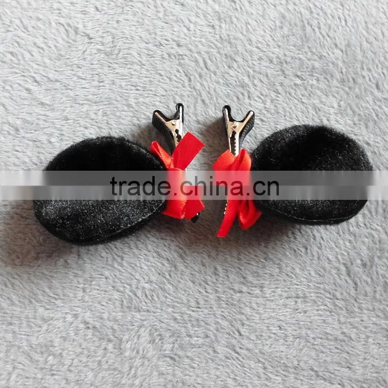2014 new arrival mini cute bow hair accessories clip for children