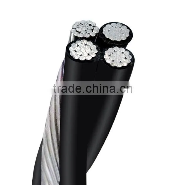 XLPE & PE insulated ABC cable ,the cable of service drop