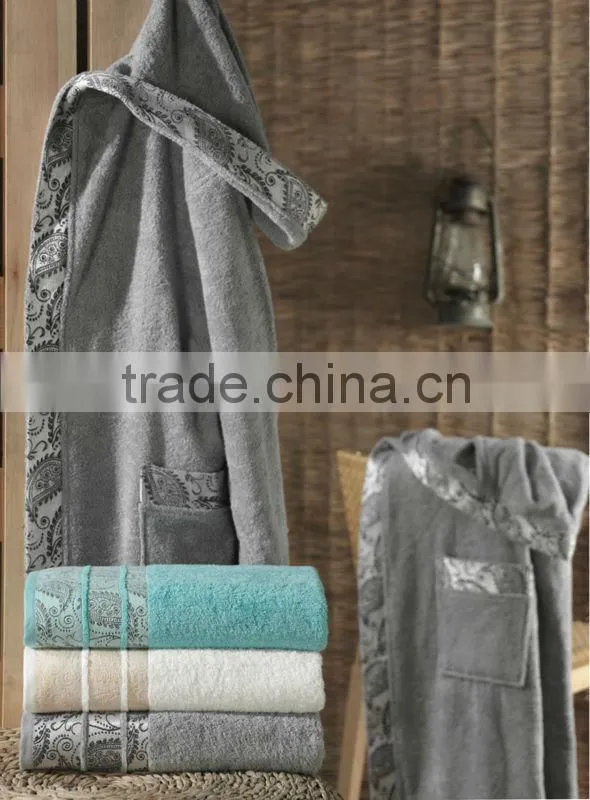cotton bathrobe