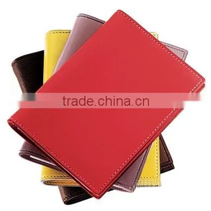 Wholesale leather passport holder with card slot