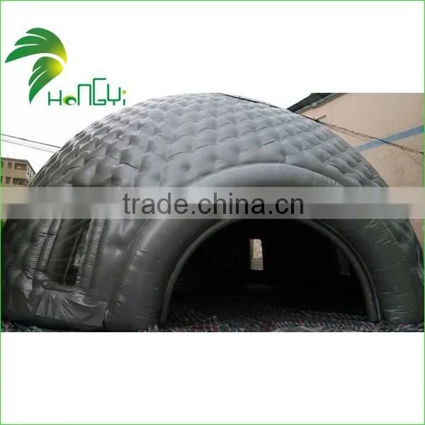 Big inflatable grey dome tent , inflatable outdoor use double pvc tent