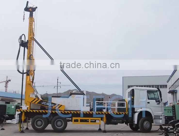6*4 Truck mounted portable water well drilling rig china