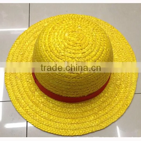 wholesales summer Natural handmade straw hats farmers straw hats from china