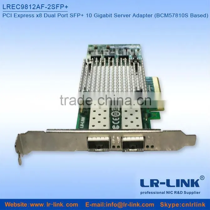 PCIe x8 2 Dual SFP+ Port 10G Ethernet Lan Cards Broadcom BCM57810S Compatible 530SFP+