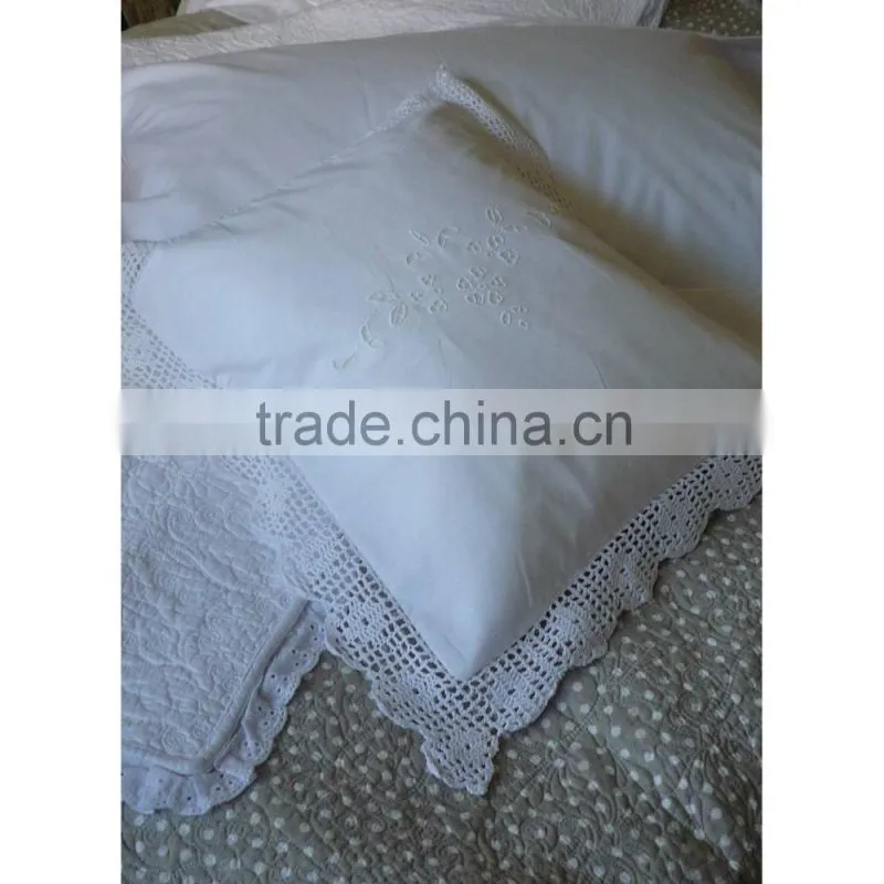 hand embroidery bedding set