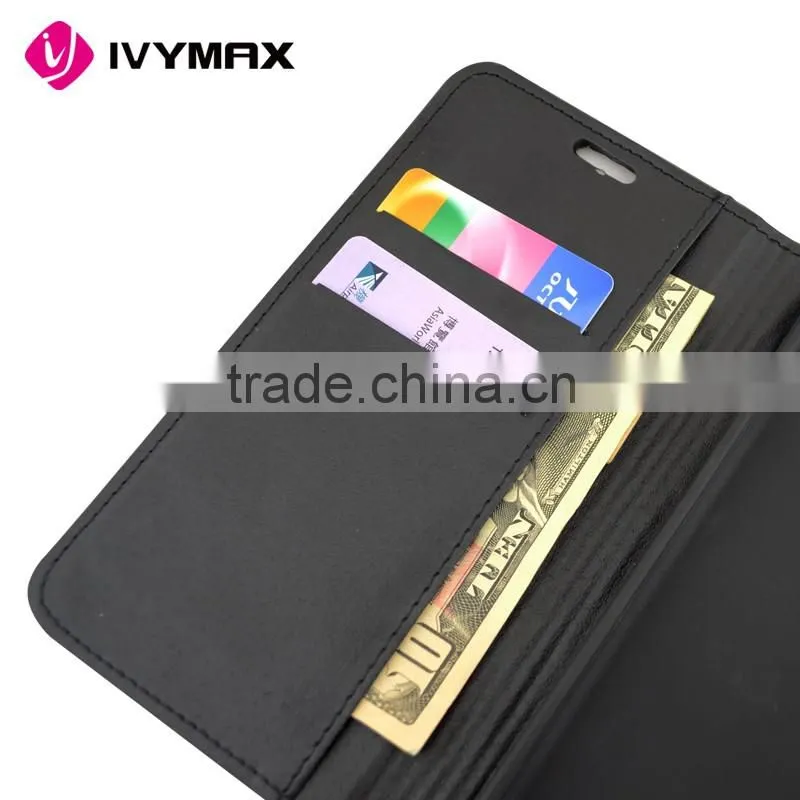 2016 latest new design full body bling diamond leather flip wallet case pouch for alcatel fierce xl