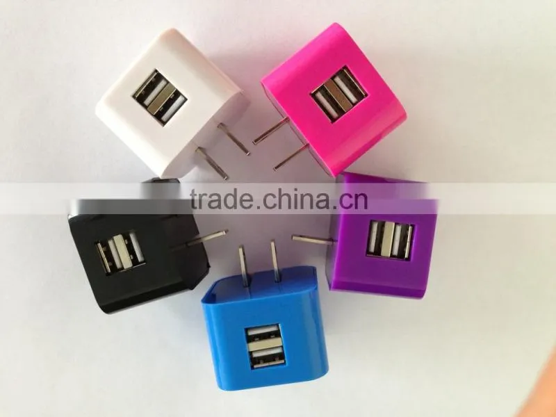 Hot sale home usb wall charger2.1a with good quality for mobiles phone