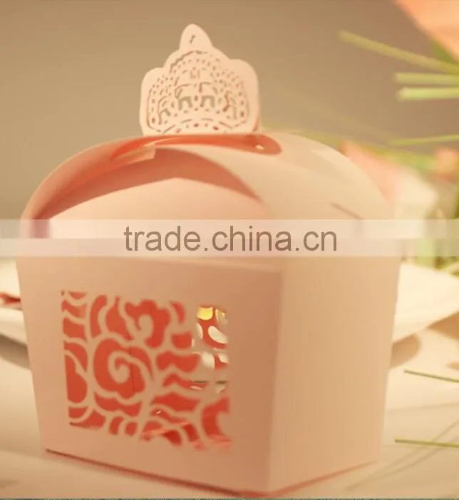 creative white paper candy boxes