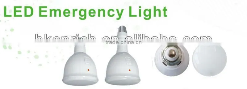 4W Rechargeable LED Emergency Bulb (with remote controller,AC100-240V input voltage)
