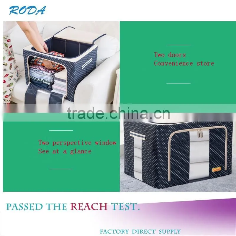 Foldable and waterproof book food underwear toy storage plastic box of christnas for kids