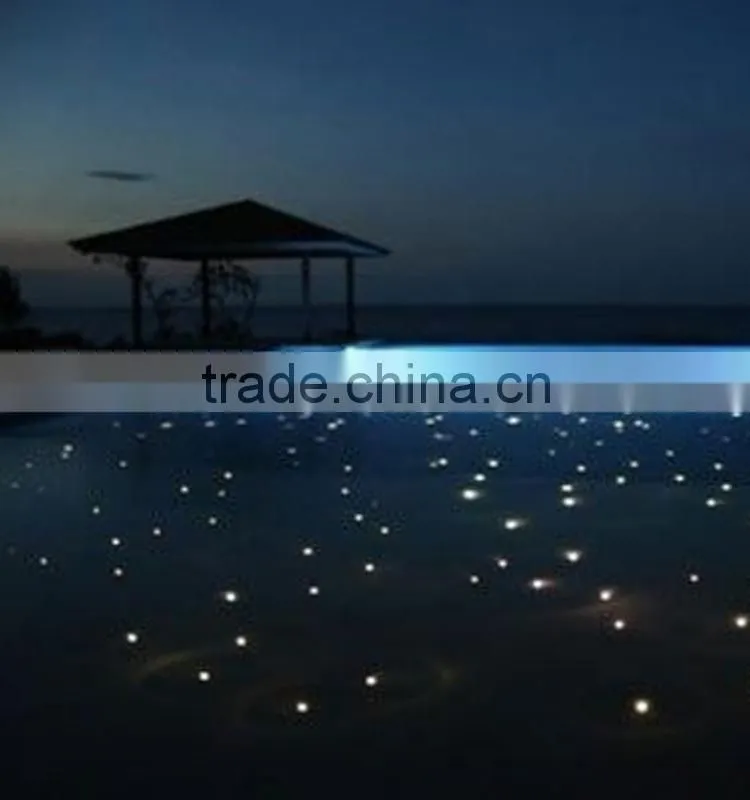 4mm underground end glow fiber optic twinkle star ceiling kits for swimming pool