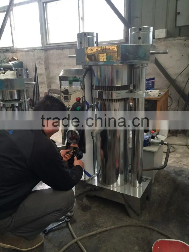 High oil-pressing ratio Hydraulic almond oil extraction machine for sale