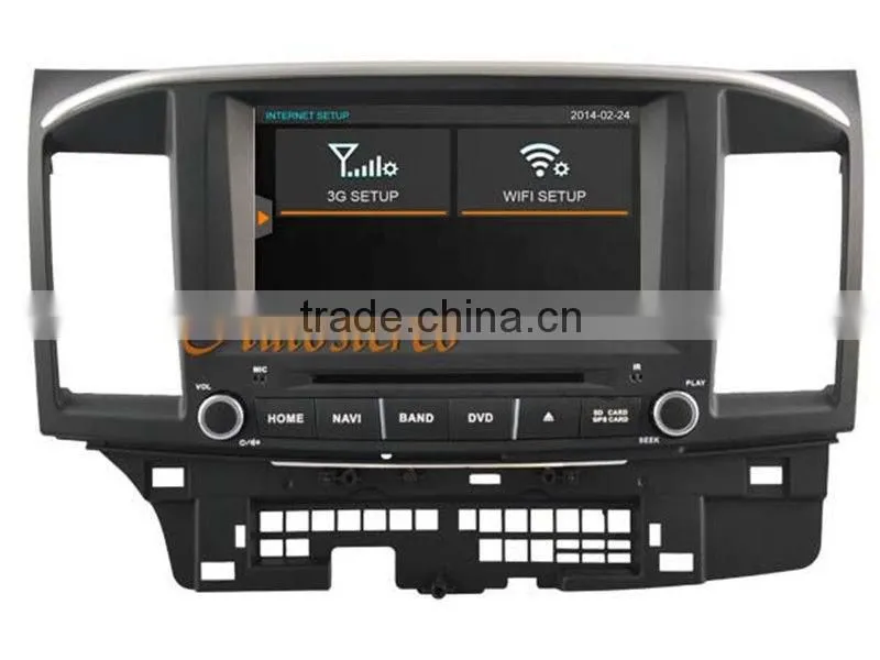 In dash Car Stereo GPS Navigation DVD Headunit For MITSUBISHI LANCER 2007-2012