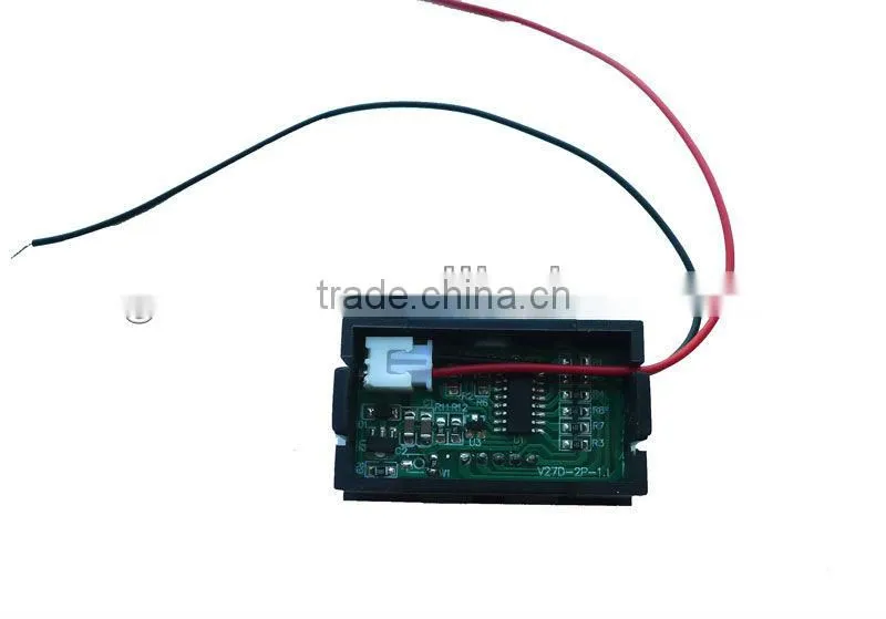 Hot selling Mini Digital Voltage Panel Meter DC 3.2 - 30V voltmeter For car battery 9V 12V 24V