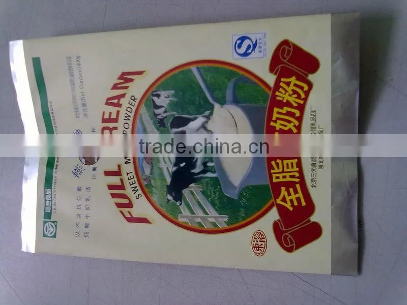 whole milk powder packing bag
