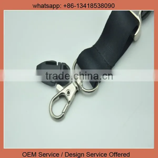 Custom logo cheap satin polyester heat transfer printed lanyard string