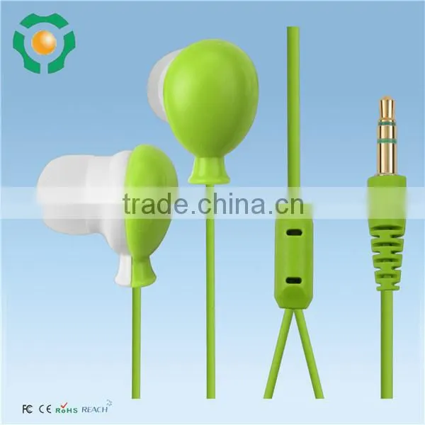 plastic headset earphone hook, round cable neck audifono