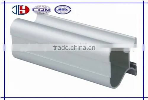 Lower horizontal aluminum extruded profile for wardrobe