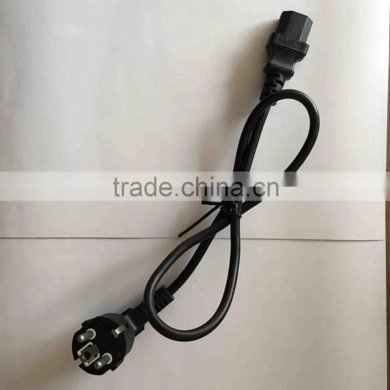 VDE approved 3 pin european power cords