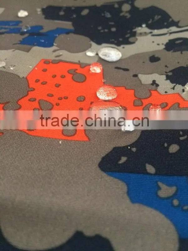 Waterproof Doublepick Camouflage Printed Polyester Taslon