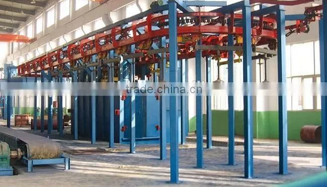 Monorail shot blasting machines/shot blasting equipment