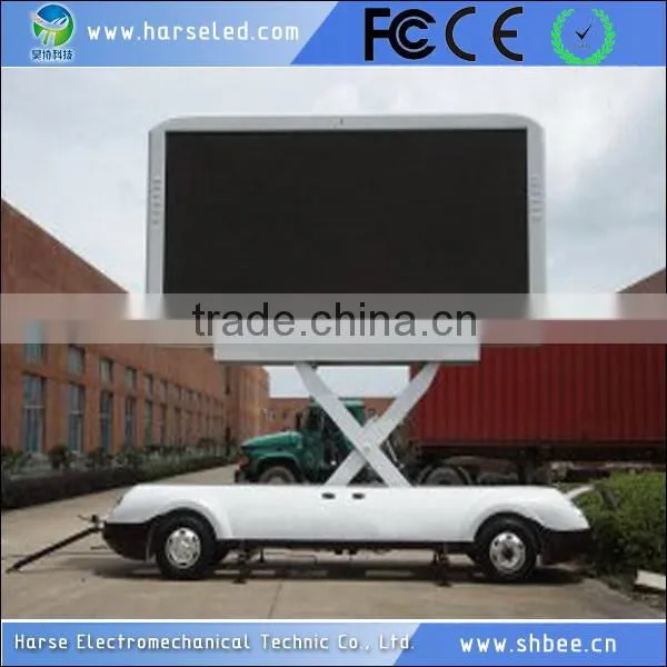 mobile trailer led sign/Shanghai truck mobile led display/truck led lights