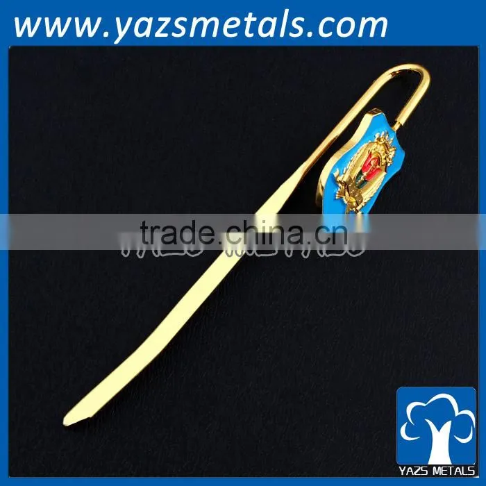 custom lucky clover metal bookmark with your own logo