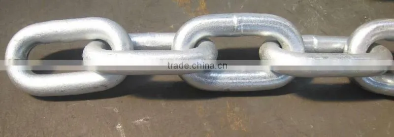 High Strength Welded Link Studless Anchor Chain