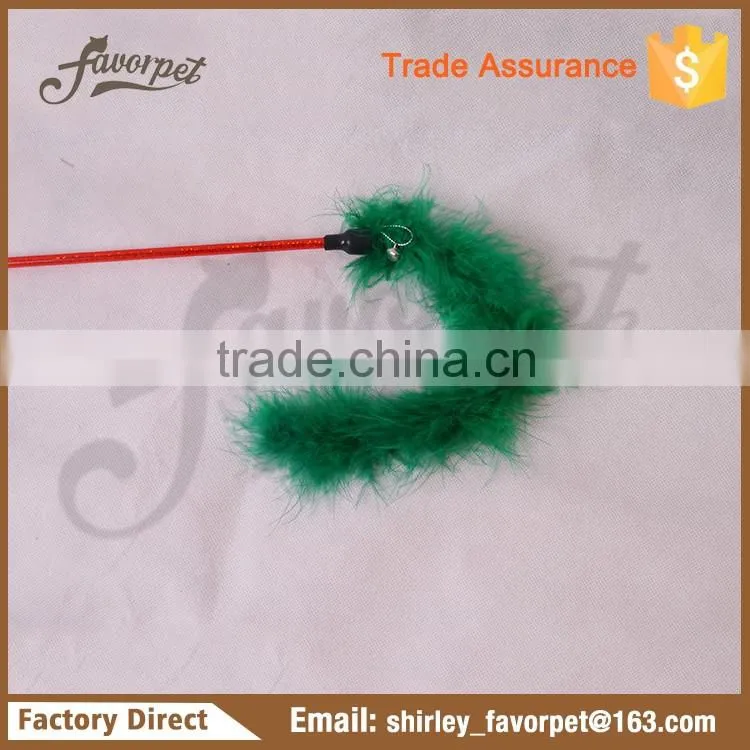Christmas cat teaser dangler , design feather cat teaser