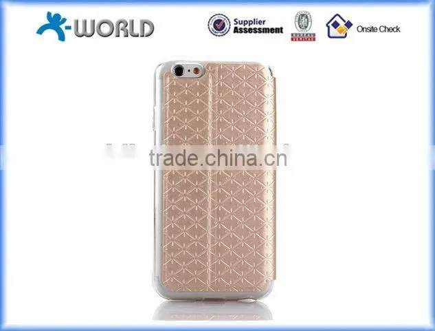 PU leather stand fashion case for iPhone 6S