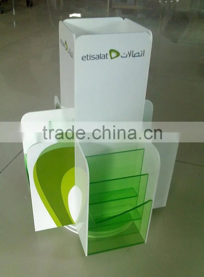 tabletop acrylic advertising holder