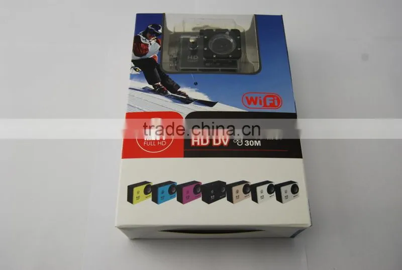 Outdoor wifi Sport camera, sport vedio camera, WIFI underwater Full HD 1080p sports camera