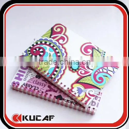 Cheap cool design bulk paper spiral notebook a4