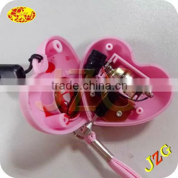 China Factory Hot Sell Lovely pink Heart-Shaped Personal Alarm