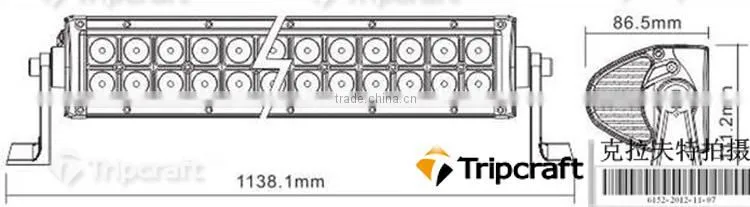 41.5' bulb 240W 16800lm Led work light 12v Rally led driving light bar LED WORK LIGHT BAR jeep wrangler