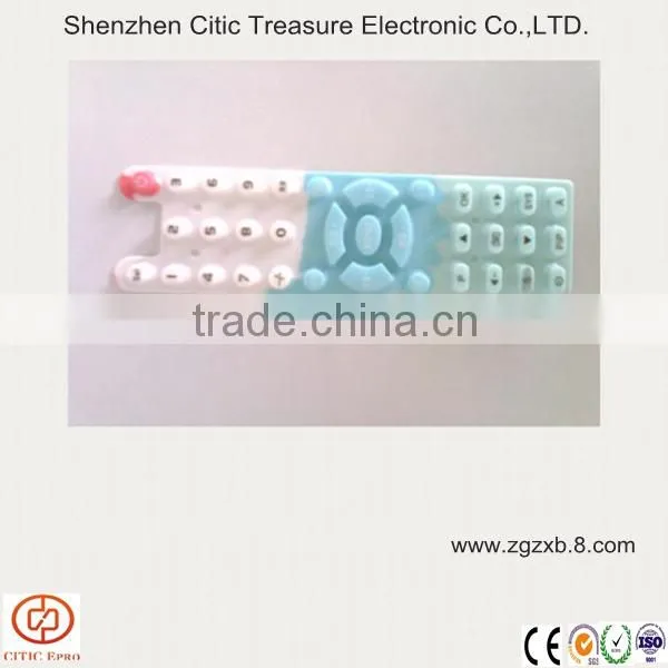 Hot sale Silicone TV Keypad/Silicone Rubber Button